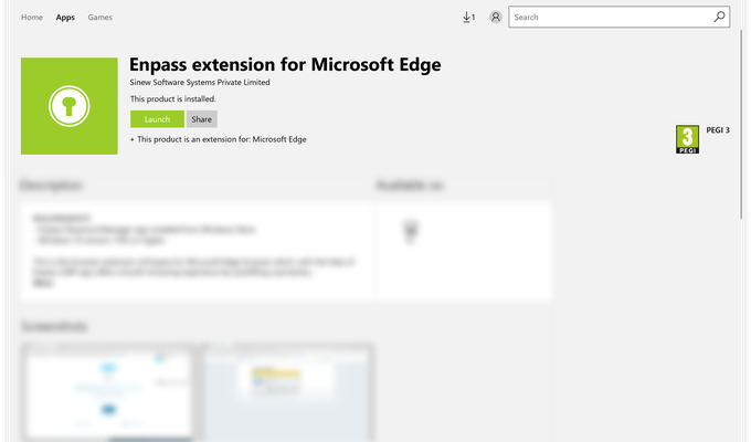 Enpass extension for microsoft edge