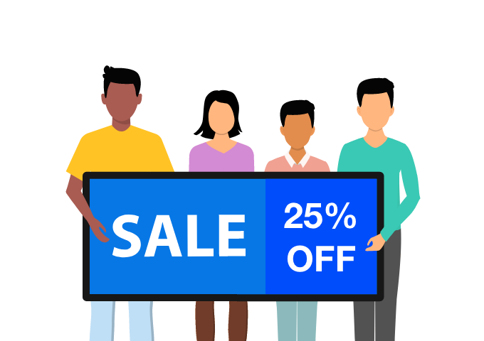 sale 25% OFF