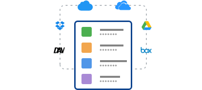 Sync data across devices using Enpass offline password manager