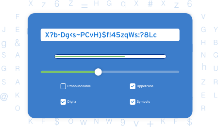 Strong password bar - Enpass